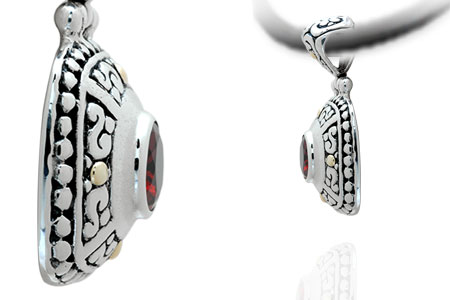 Wholesale Silver Pendant - SPG566-1Ga