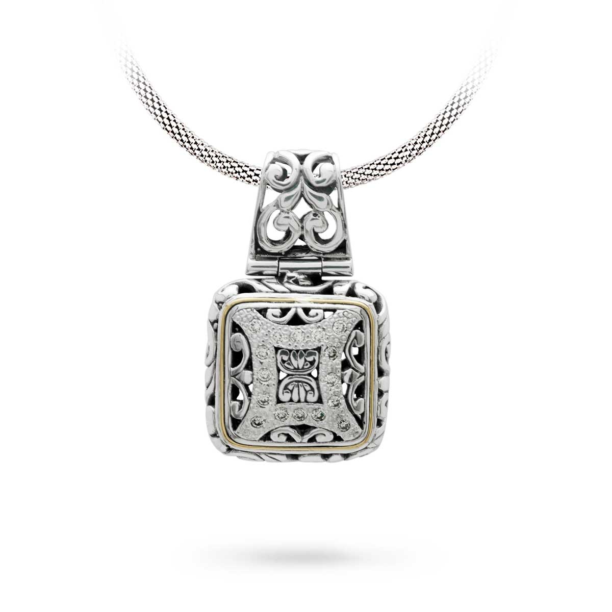 Wholesale Silver Pendant - SPG577-3Cz