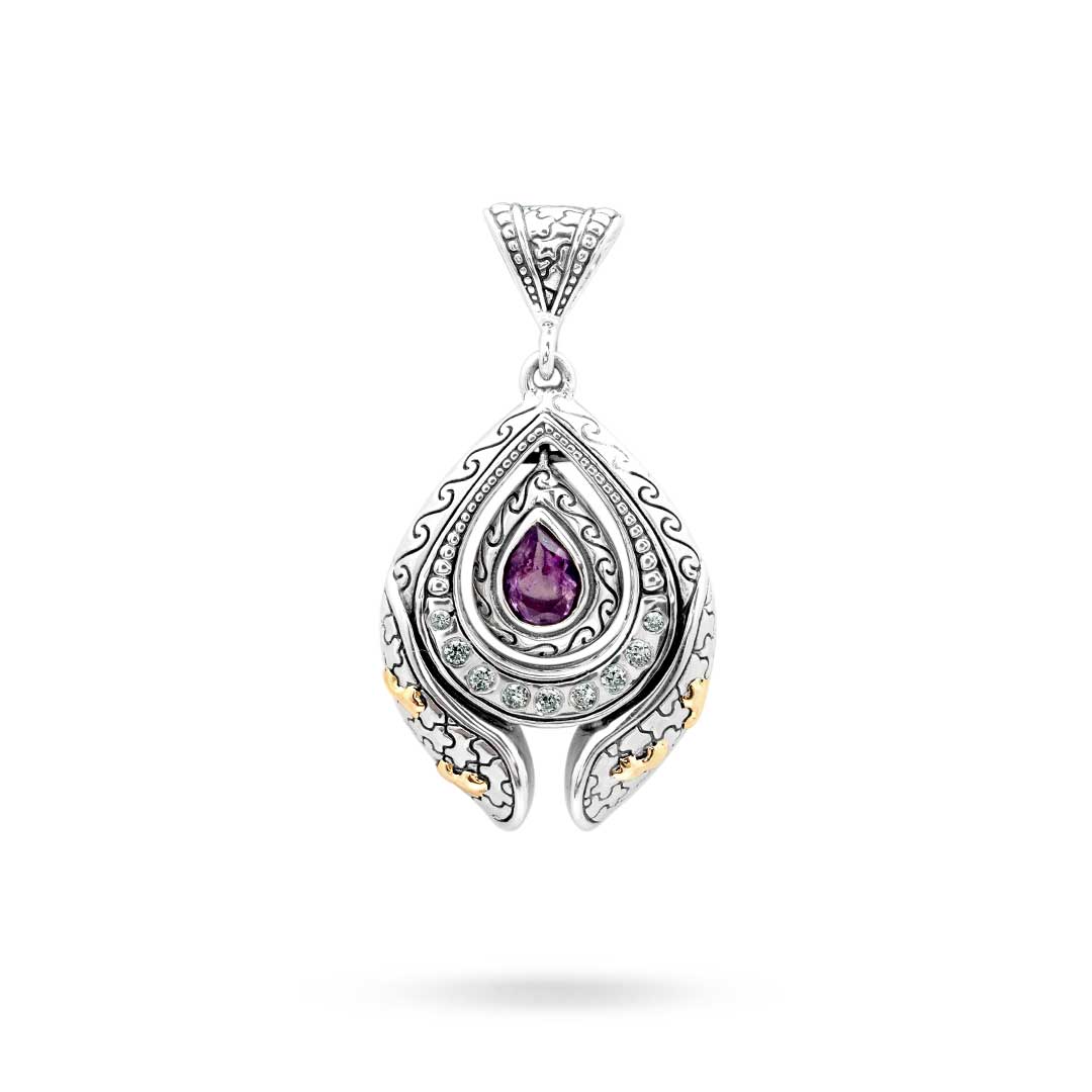 Wholesale Silver Pendant - SPG678Am