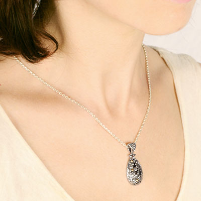 Gold & Silver bracelet, scale dragon chain round 6mm, spring lock with 18K gold hammer motif and white topaz pave stones