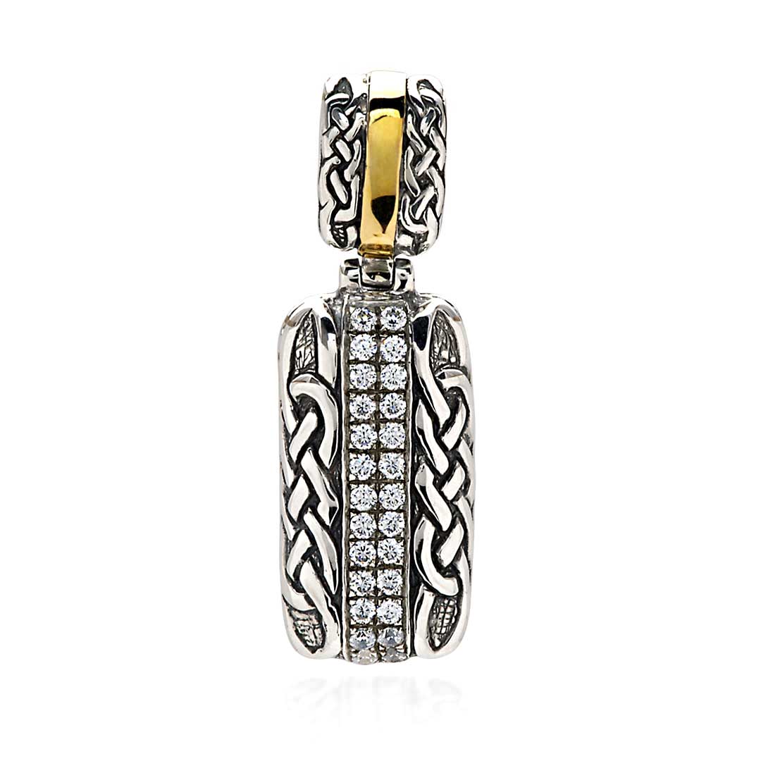 Wholesale Silver Pendant - SPG816-4Cz