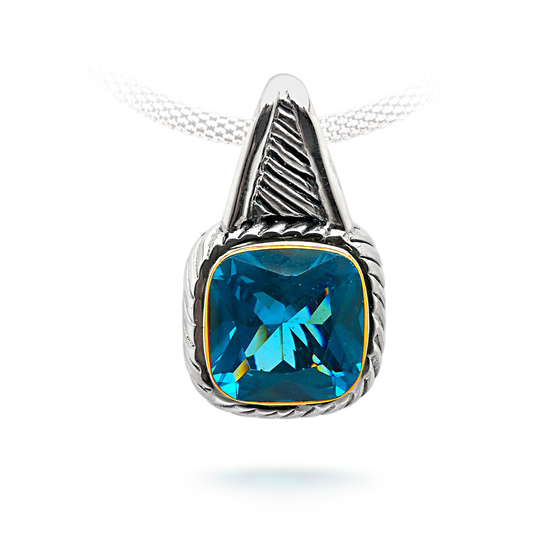 Wholesale Silver Pendant - SPG832-1Bq
