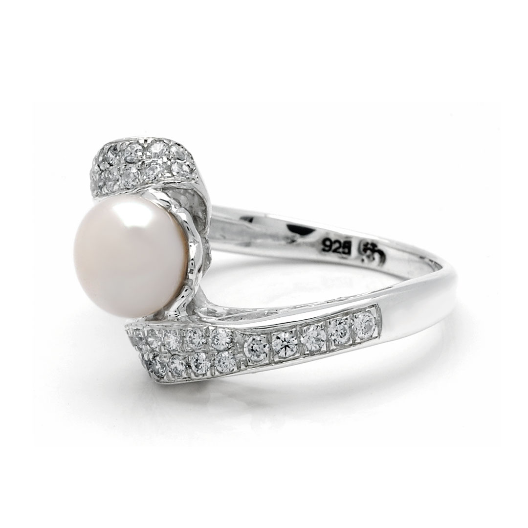 Wholesale Silver Ring - SR080-17WpCz