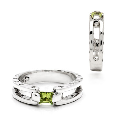 Wholesale Silver Ring - SR080-23PeCz