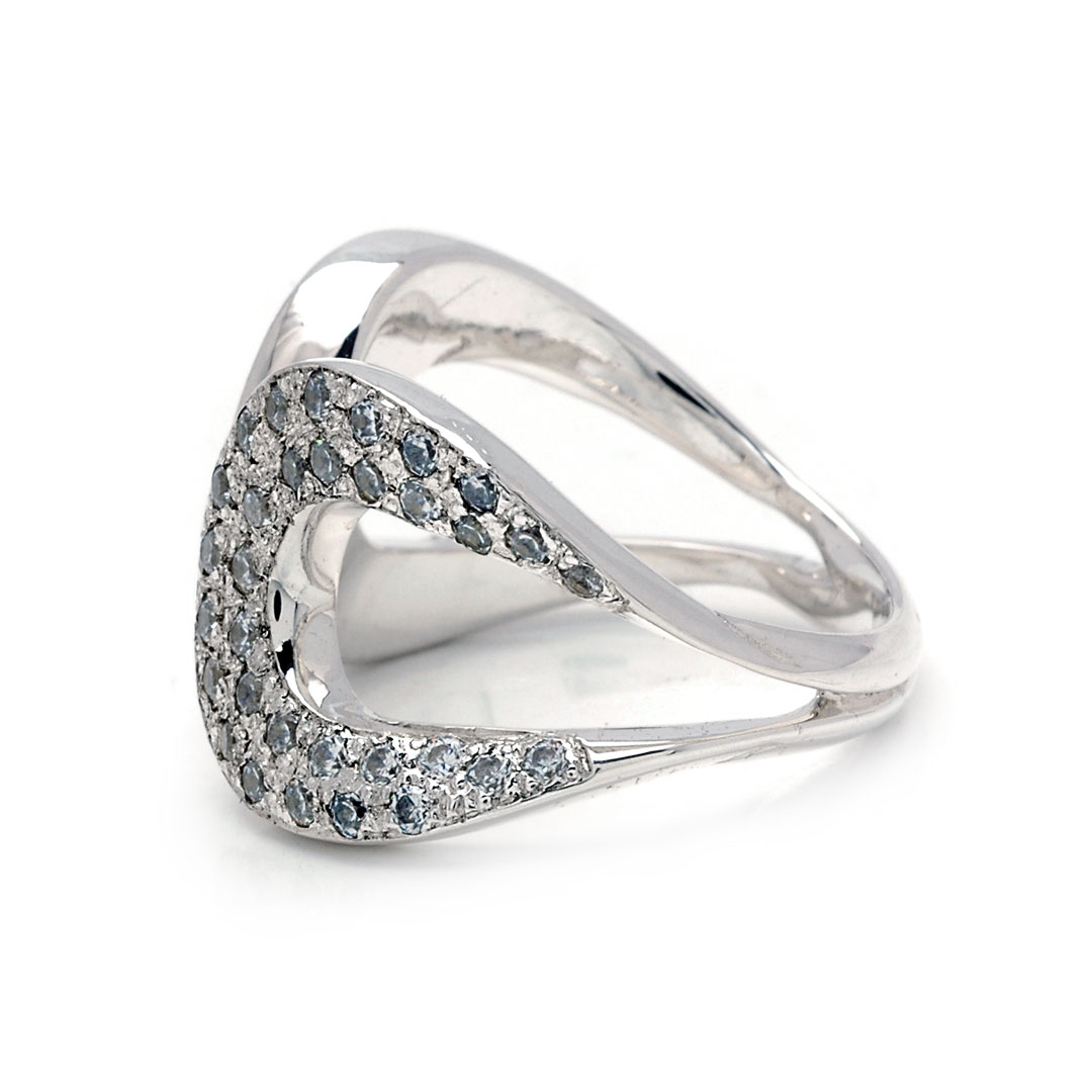 Wholesale Silver Ring - SR080-40Cz