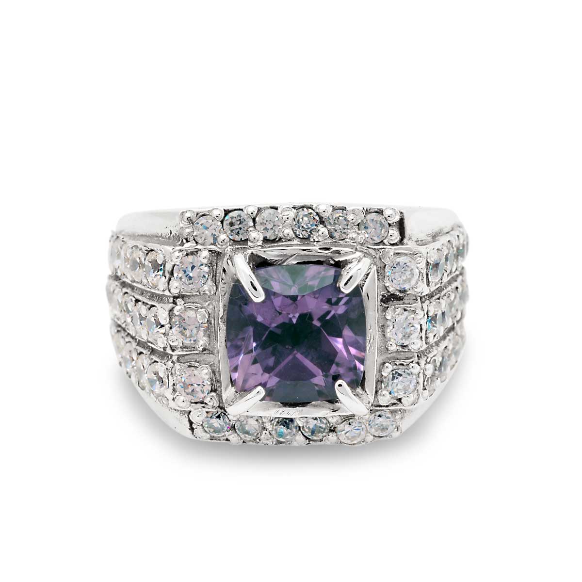 Wholesale Silver Ring - SR080-42Am