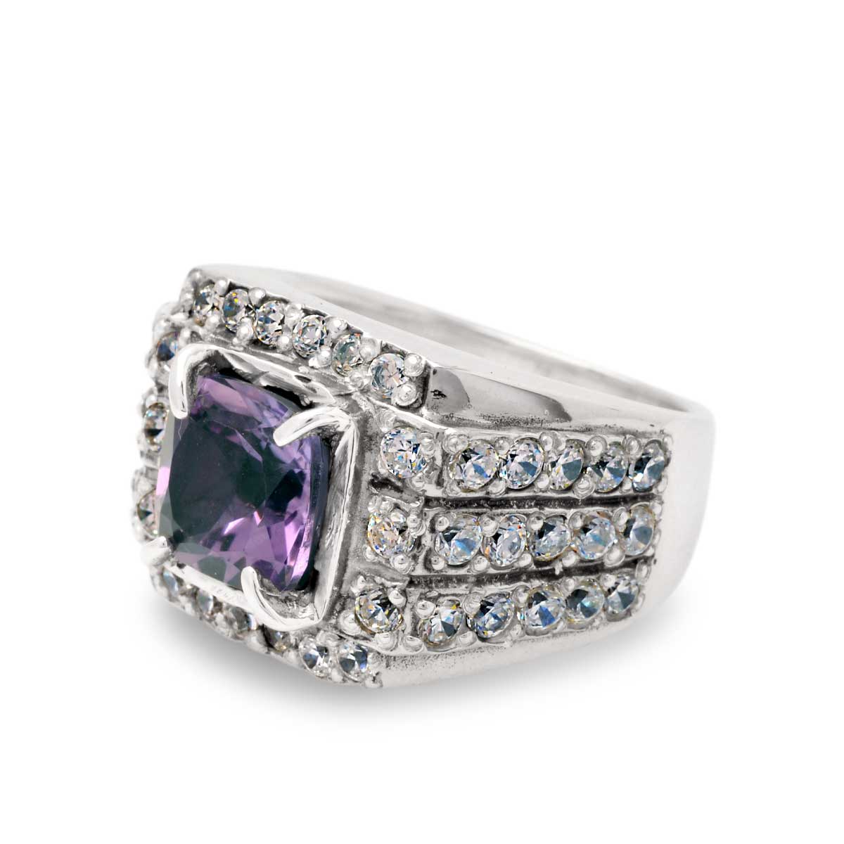Wholesale Silver Ring - SR080-42Am