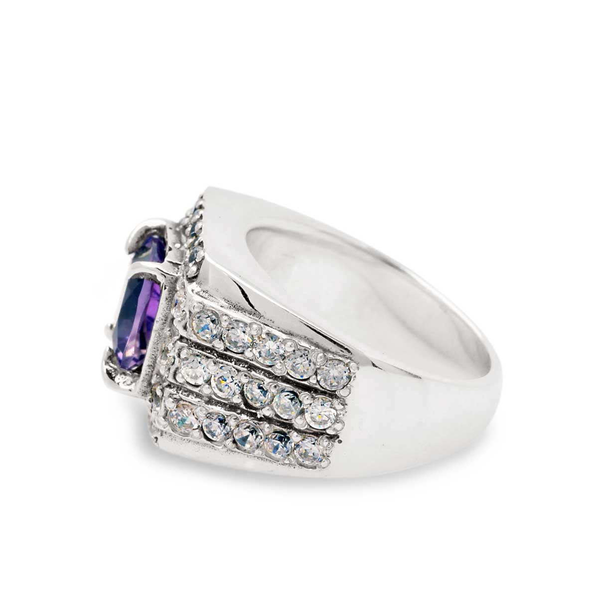Wholesale Silver Ring - SR080-42Am