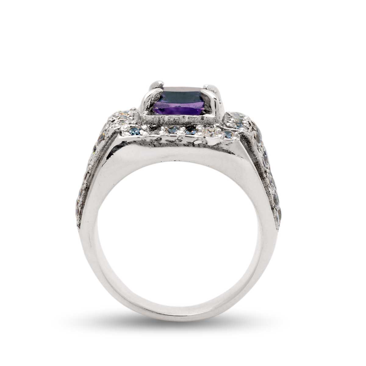 Wholesale Silver Ring - SR080-42Am