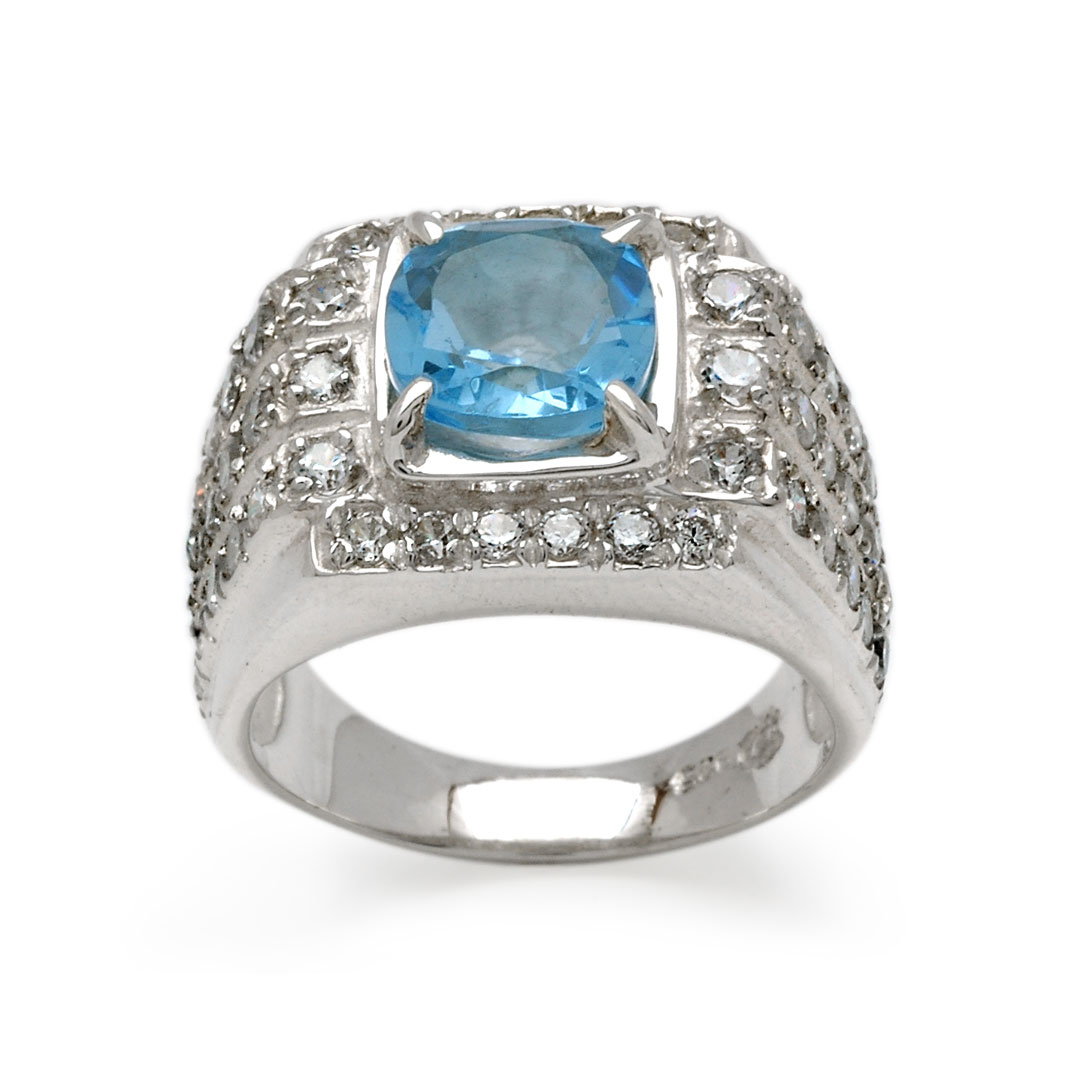 Wholesale Silver Ring - SR080-42Bq