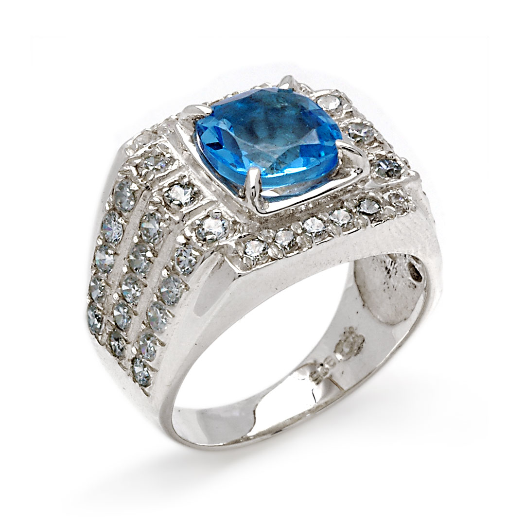 Wholesale Silver Ring - SR080-42Bq