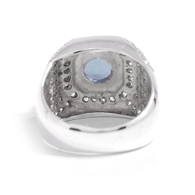 Wholesale Silver Ring - SR080-5BqCz