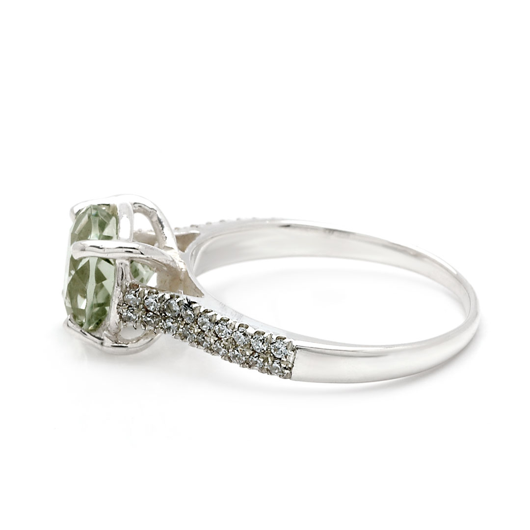 Wholesale Silver Ring - SR080-9GamCz