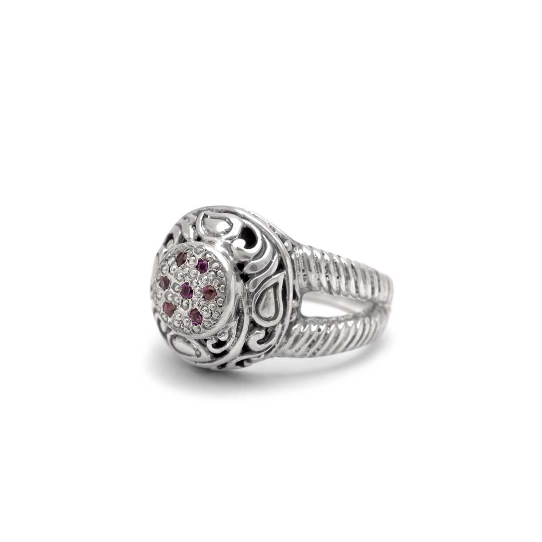 Wholesale Silver Ring - SR167-4Am