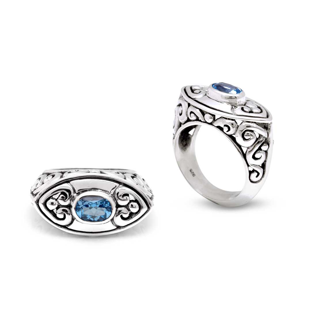 Wholesale Silver Ring - SR271Bt