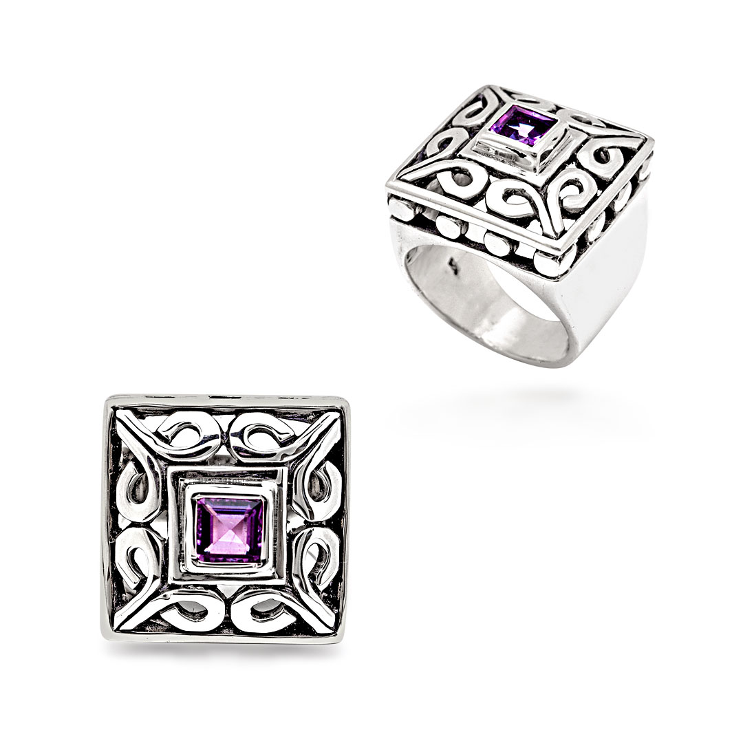 Wholesale Silver Ring - SR272Am