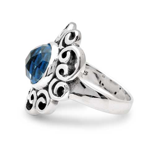 Wholesale Silver Ring - SR281-1Bq