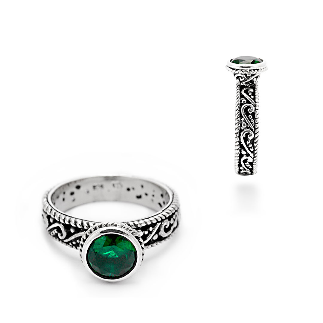Wholesale Silver Ring - SR387-3Gq