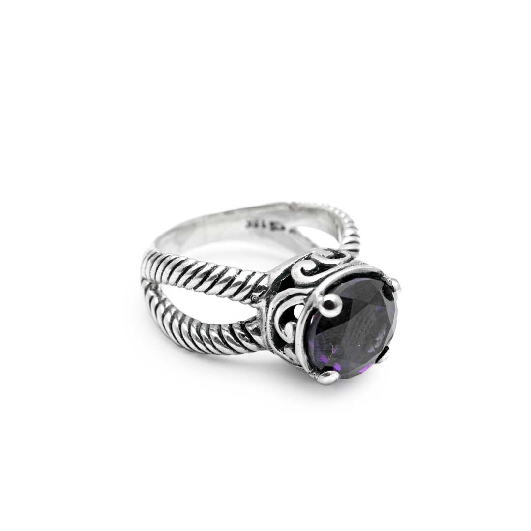 Wholesale Silver Ring - SR391-17Amq