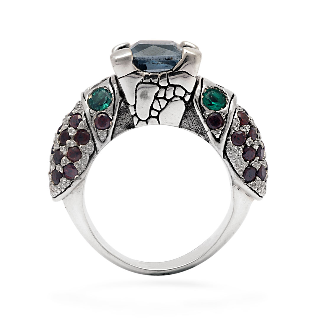 Wholesale Silver Ring - SR507-3BtCtGq