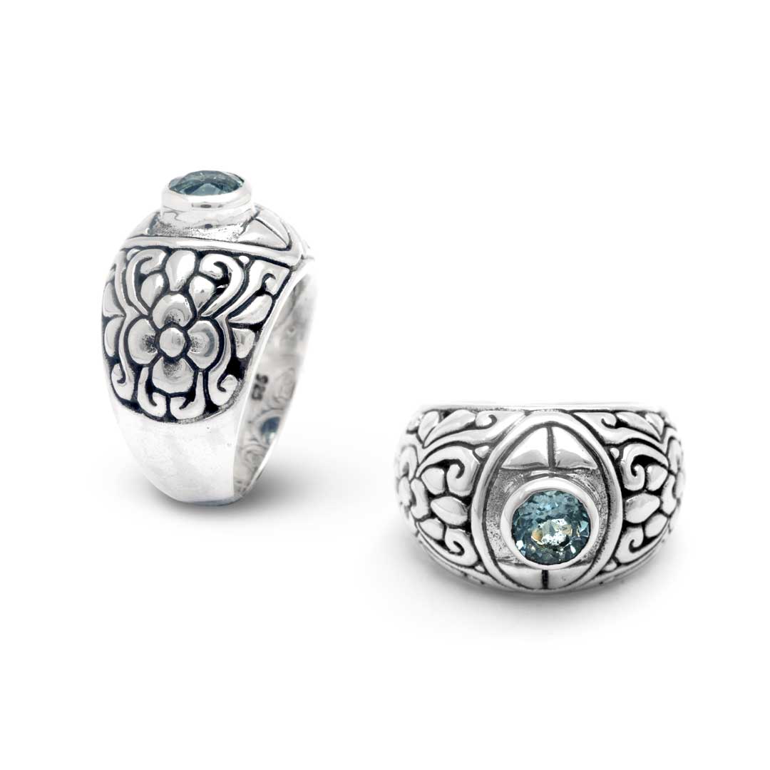 Wholesale Silver Ring - SR548-1Bt