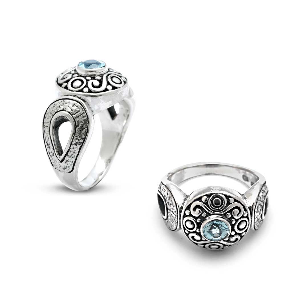 Wholesale Silver Ring - SR551Bt