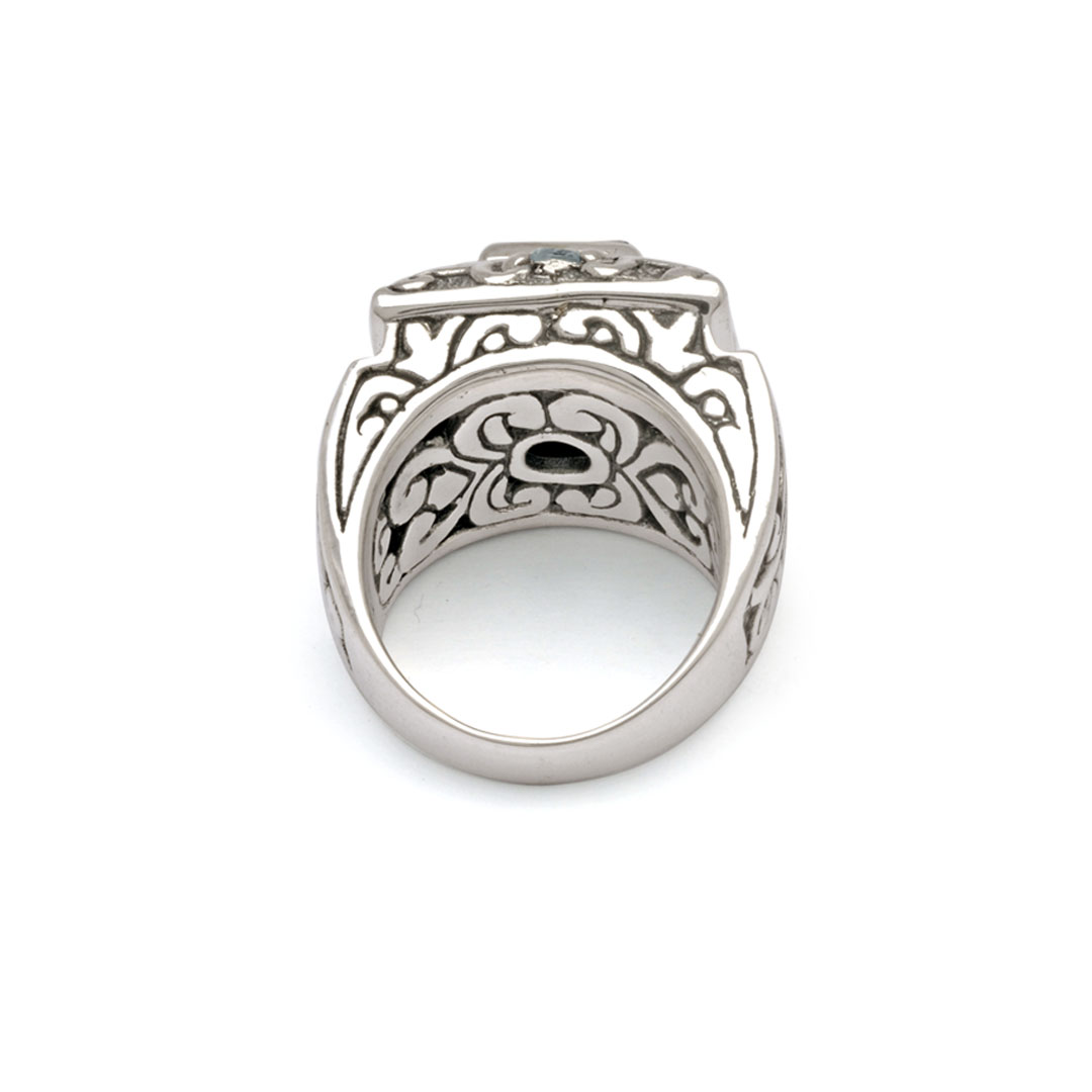 Wholesale Silver Ring - SR572AmBt