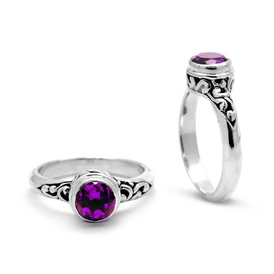 Wholesale Silver Ring - SR775-2Am