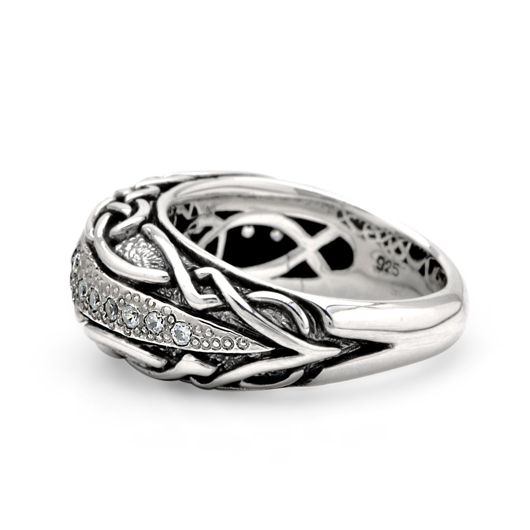 Wholesale Silver Ring - SR816-4Cz