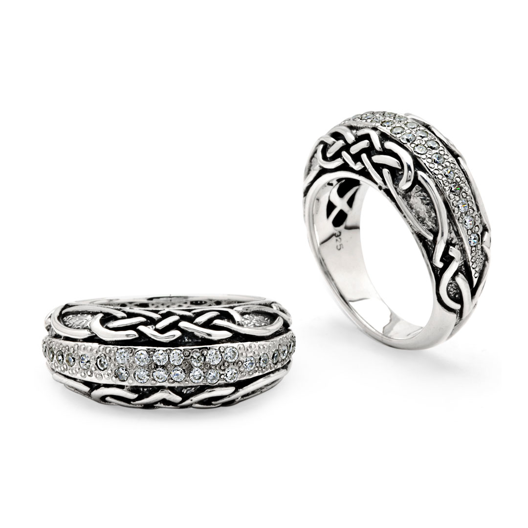 Wholesale Silver Ring - SR816-4Cz