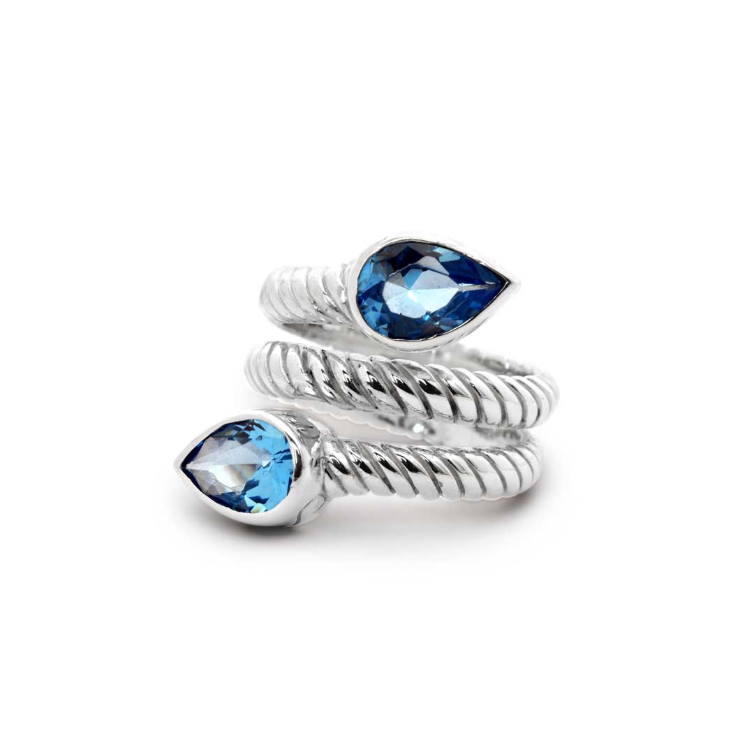 Wholesale Silver Ring - SR824-1Bt