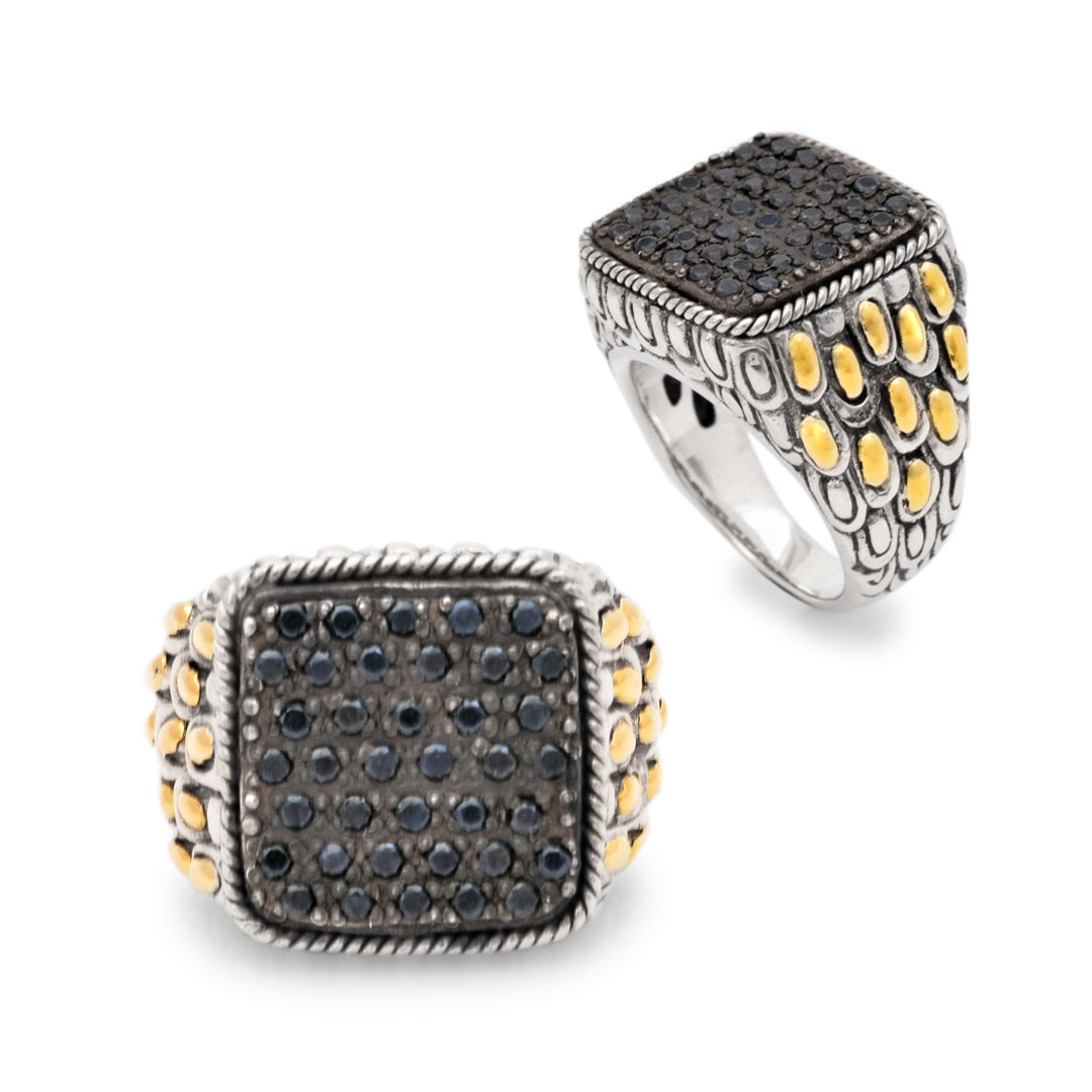 Wholesale Silver Ring - SRG193-1-BS