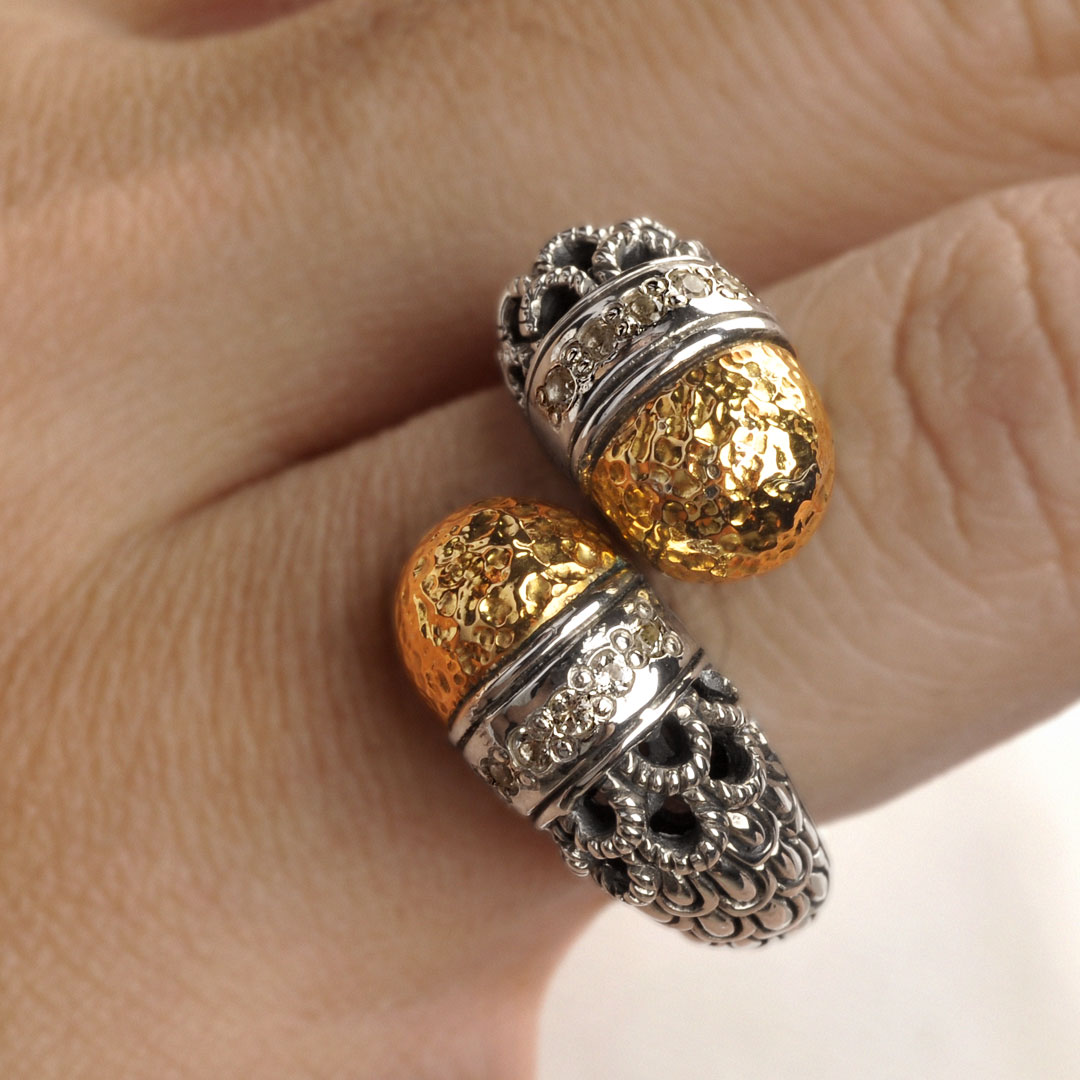 Wholesale Silver Ring - SRG193-4Cz