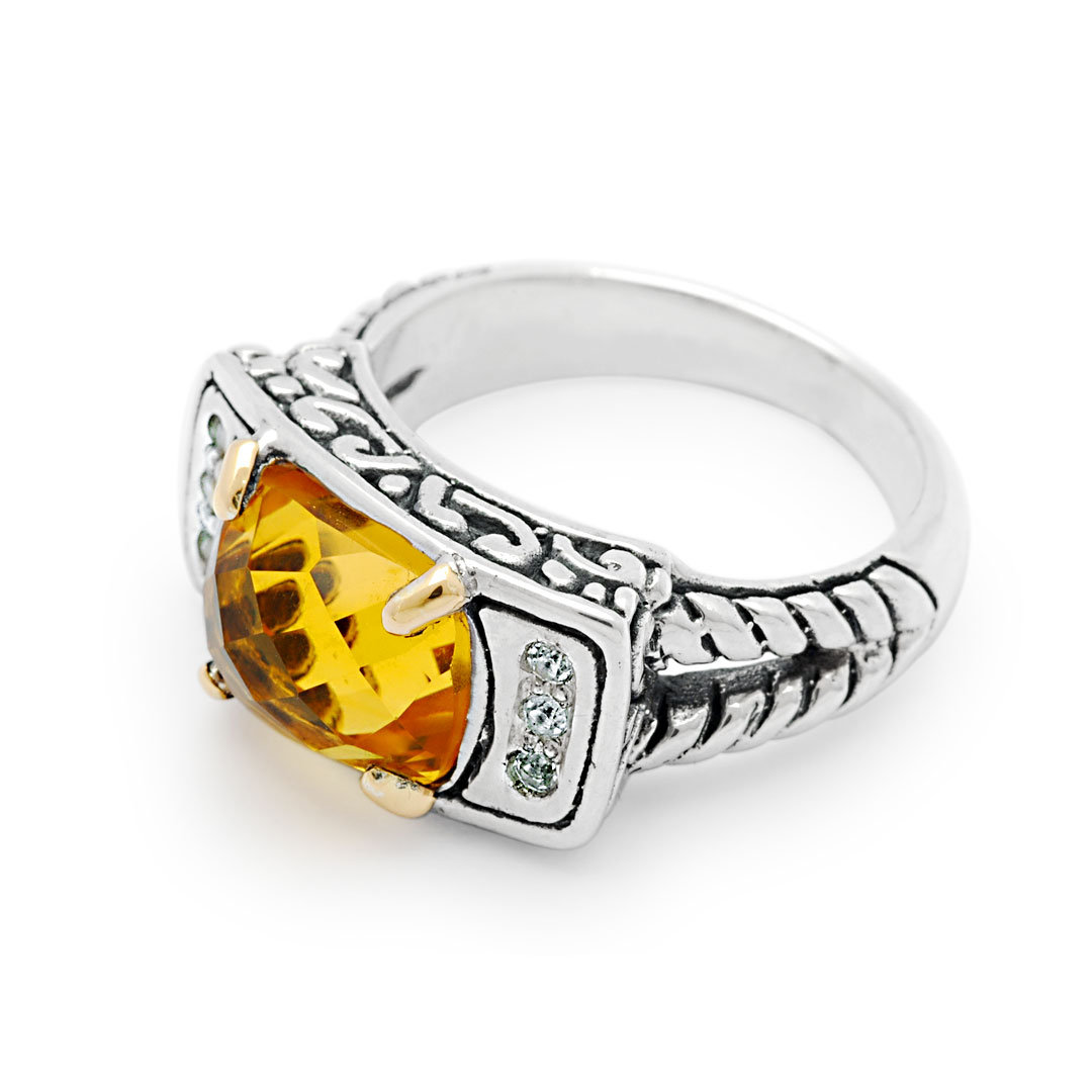 Wholesale Silver Ring - SRG258CqWt