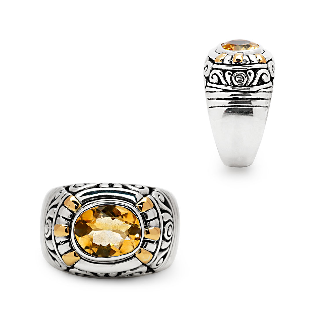 Wholesale Silver Ring - SRG273-2Ct