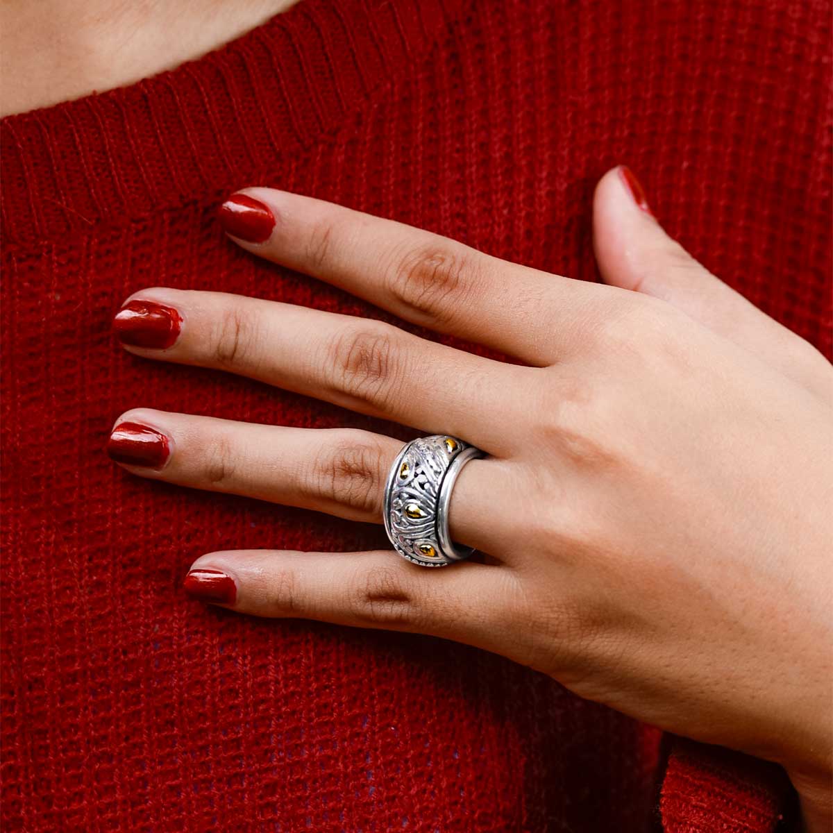 Wholesale Silver Ring - SRG289-1