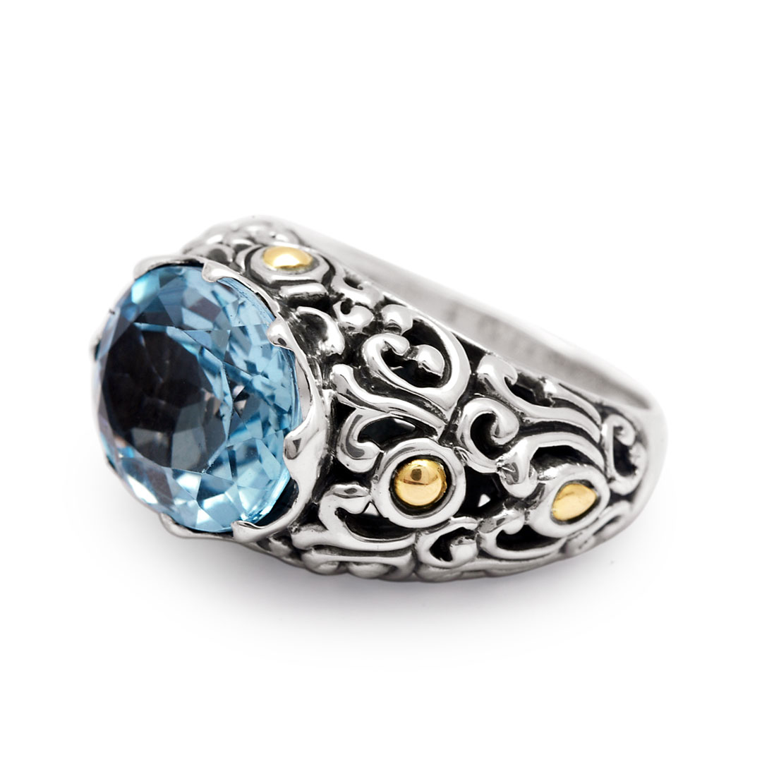 Wholesale Silver Ring - SRG301-2Bt