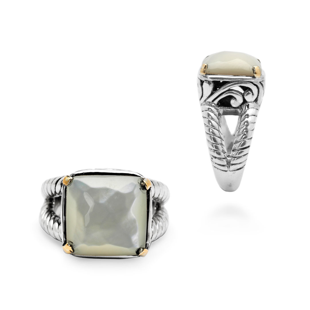 Wholesale Silver Ring - SRG391-4MOP