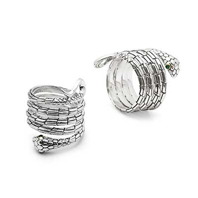 Gold & Silver bracelet, scale dragon chain round 6mm, spring lock with 18K gold hammer motif and white topaz pave stones