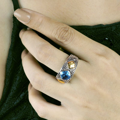 Wholesale Silver Ring - SRG415-5Bt