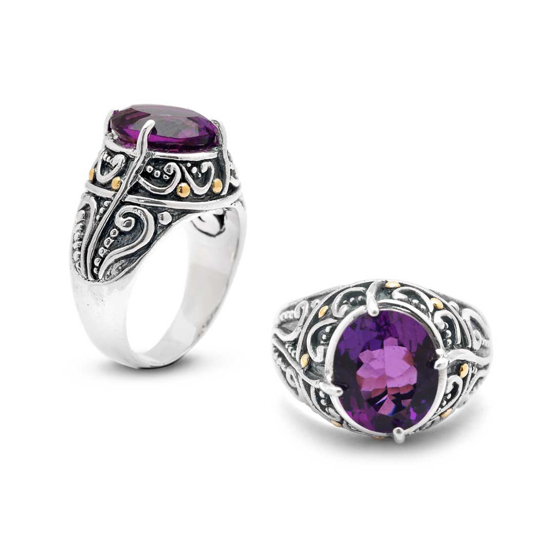 Wholesale Silver Ring - SRG416-4Amq