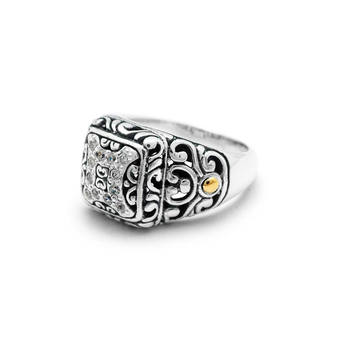 Wholesale Silver Ring - SRG577-3Cz
