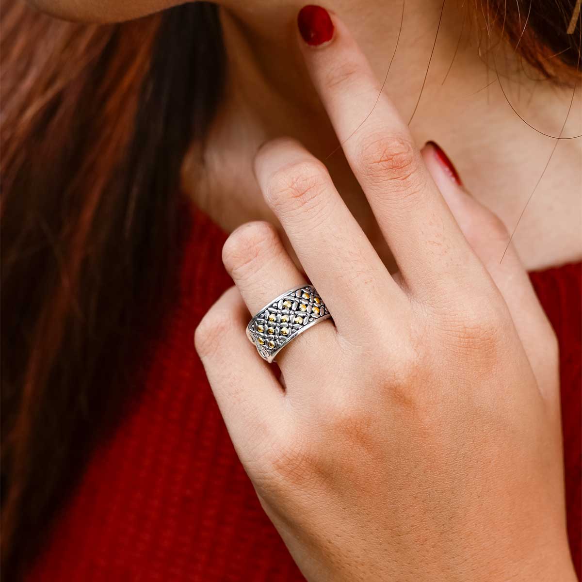 Wholesale Silver Ring - SRG605