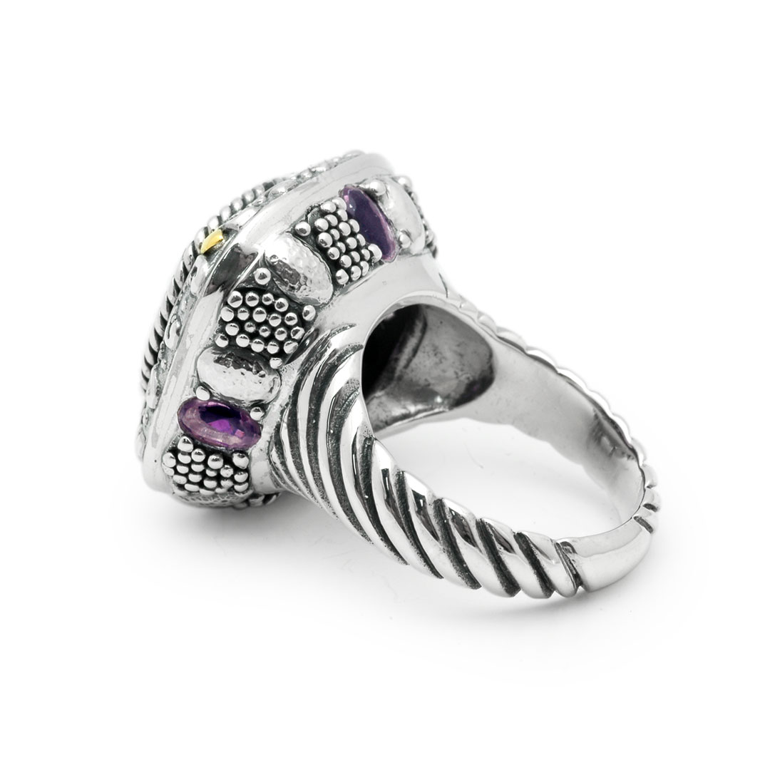 Wholesale Silver Ring - SRG828-1Amq